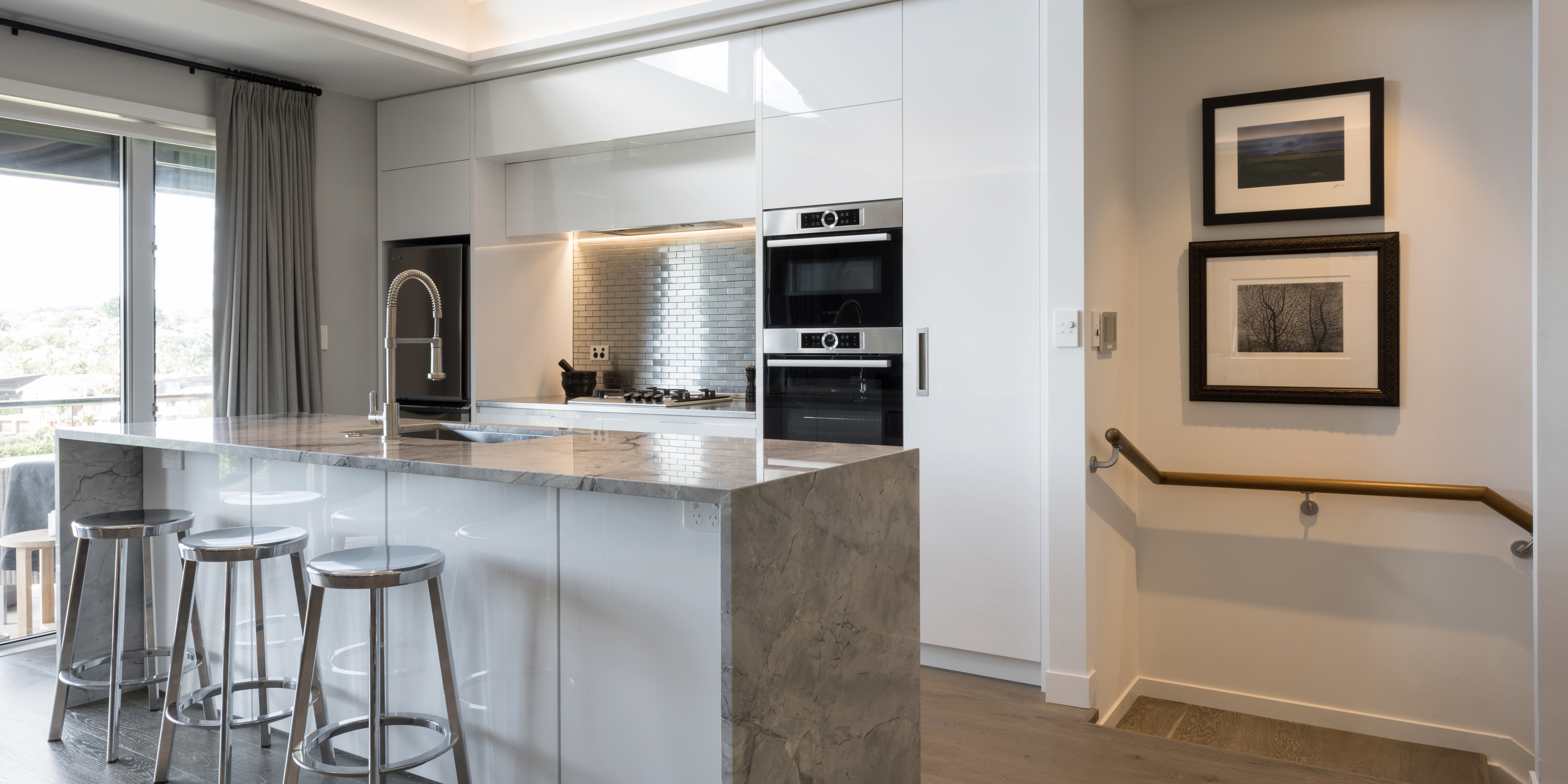 acrylic white gloss kitchen