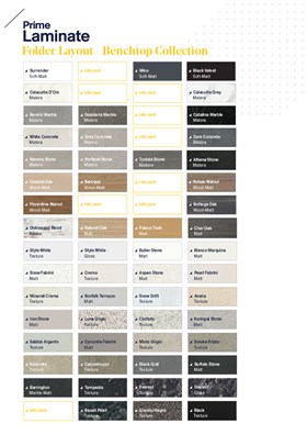 Prime Laminate Folder Layout