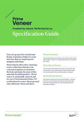 Prime Veneer Specification Guide