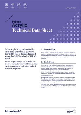 Prime Acrylic Technical Data Sheet