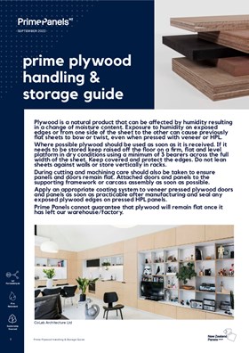 Prime Plywood Handling and Storage Guide