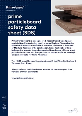 Prime Particleboard SDS