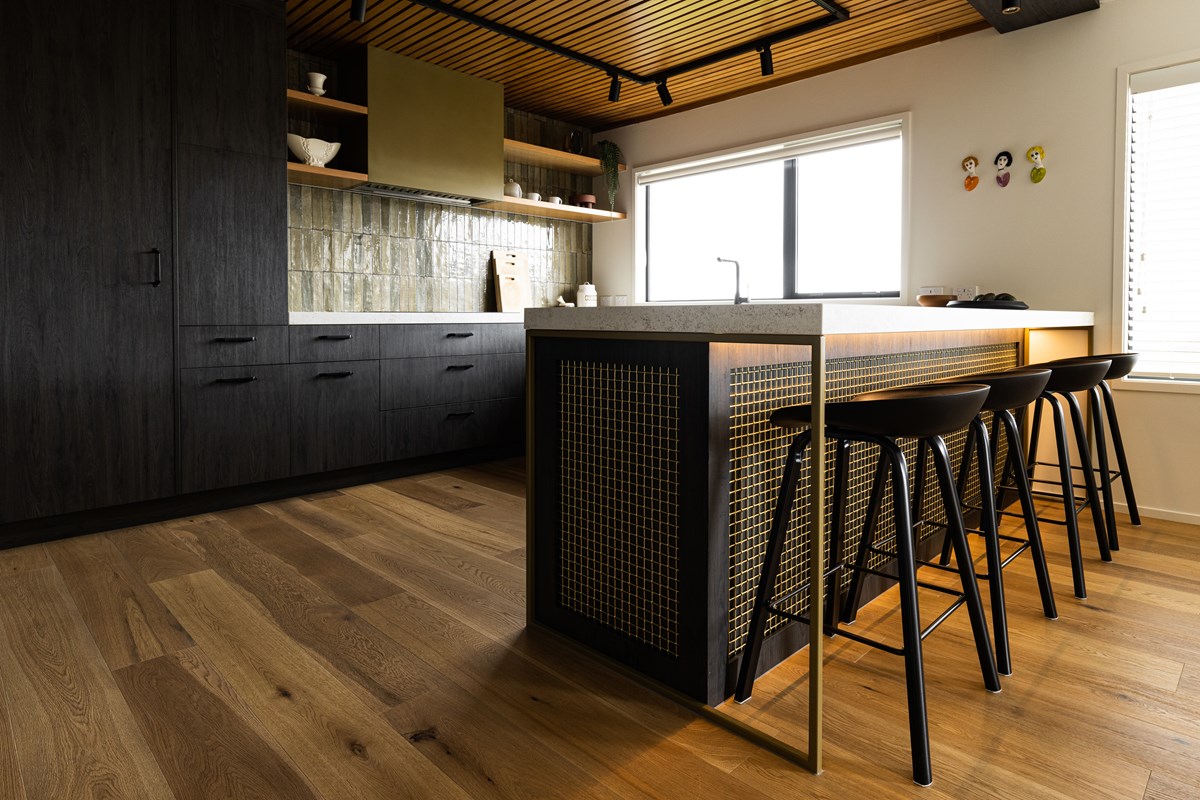 fumed oak melamine