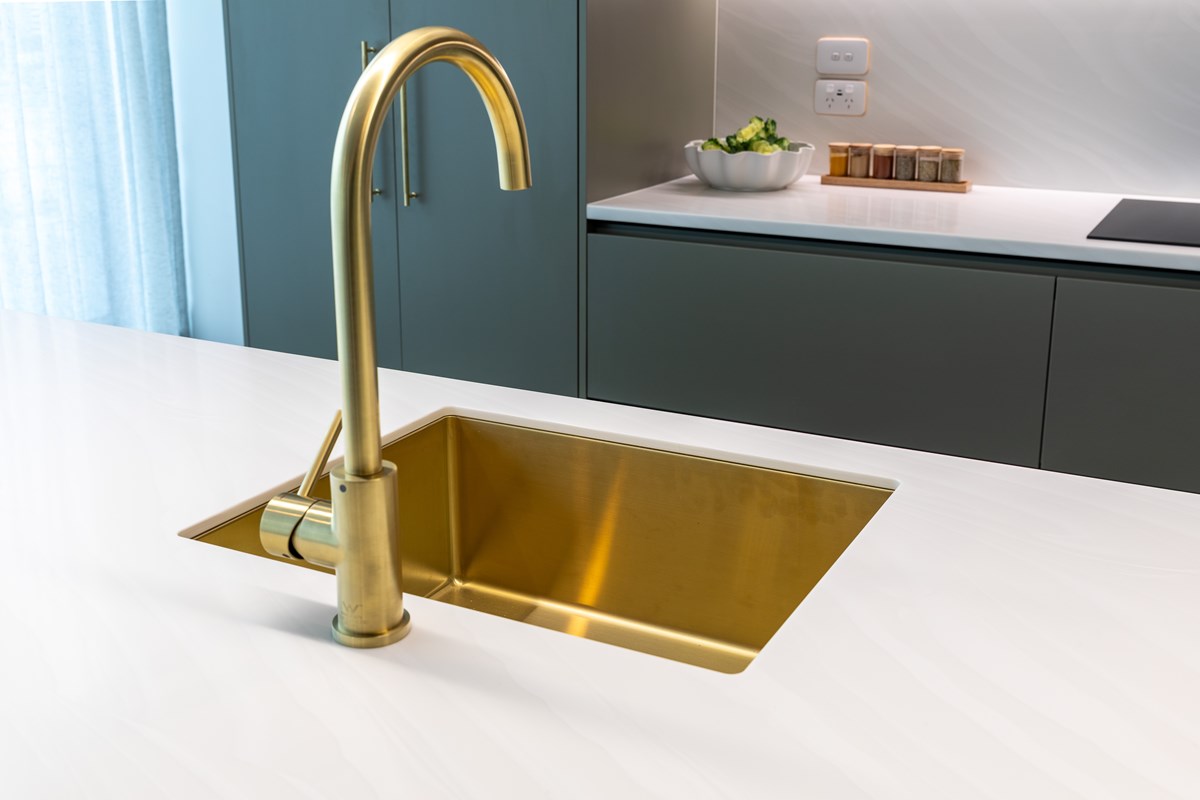 Durasein Night White, Mercer Sink