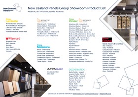 NZPG Showroom Contents Guide