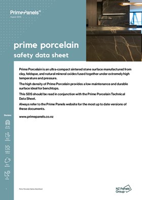 Prime Porcelain SDS