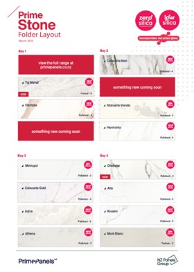 Prime Stone Folder Layout