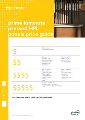 Prime Laminate Pressed HPL Panel Price Guide
